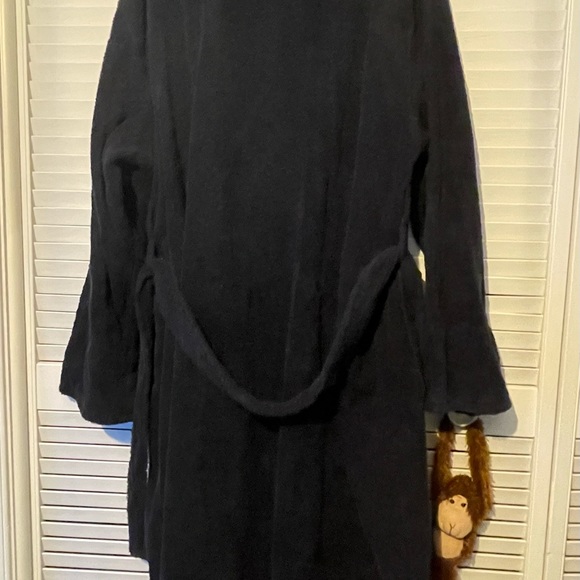Solid black Victoria’s Secret, 100% cotton belted robe - Picture 5 of 9